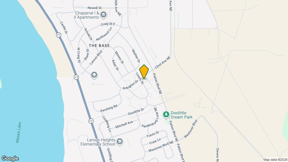 1032 Lowry St Map and Location Details