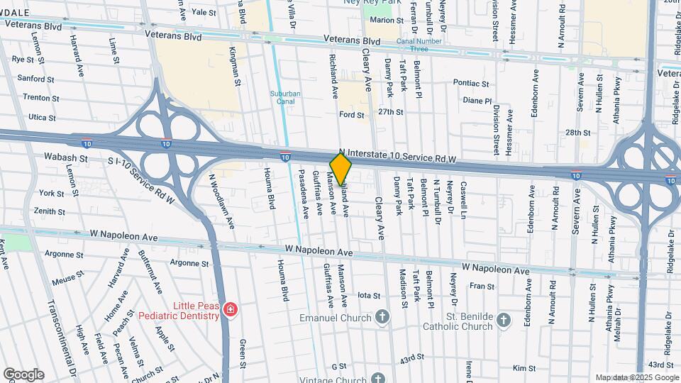 2404 Richland Ave Map and Location Details
