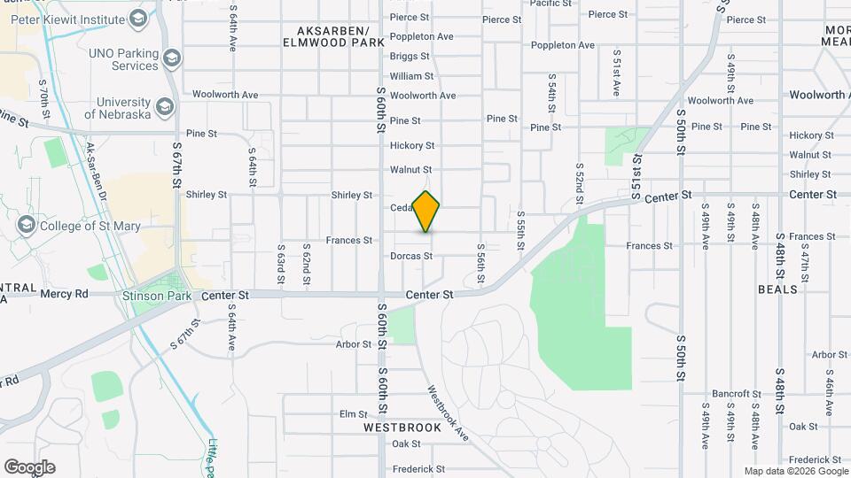 2108 S 58th St Map and Location Details