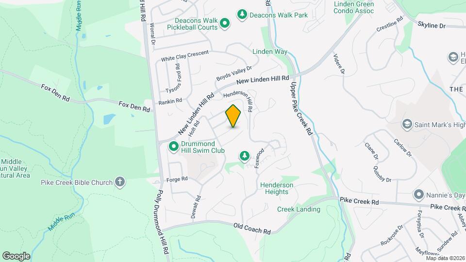125A Chadd Rd, Unit Pike Creek Duplex Map and Location Details