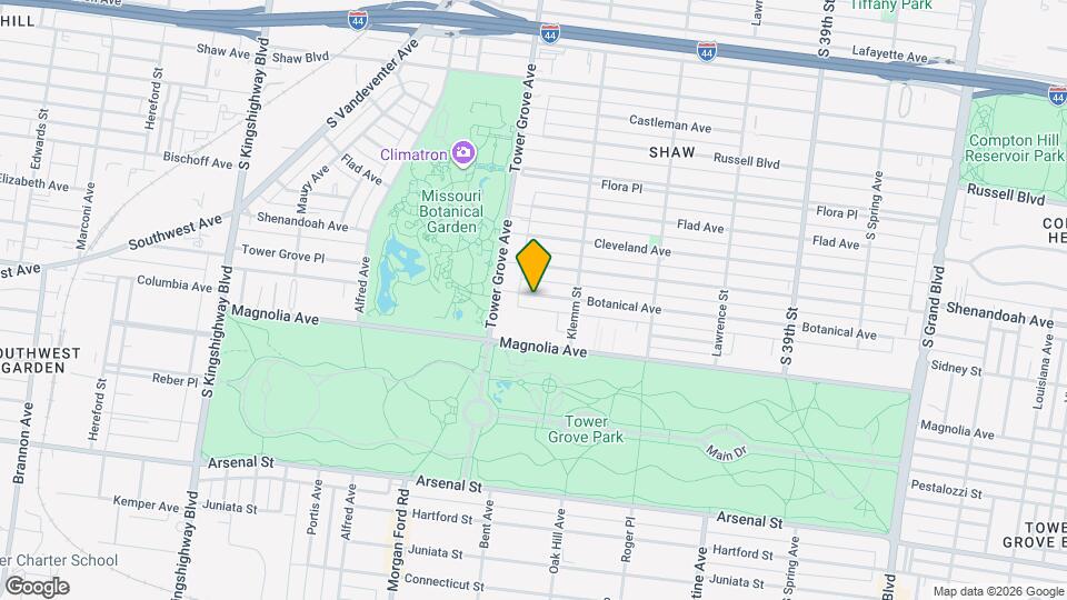 4242 Botanical Ave Map and Location Details