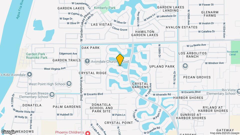 11126 W Wilshire Dr Map and Location Details