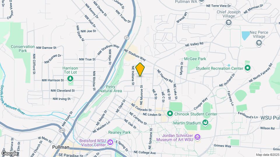 1035 NE Monroe St Map and Location Details
