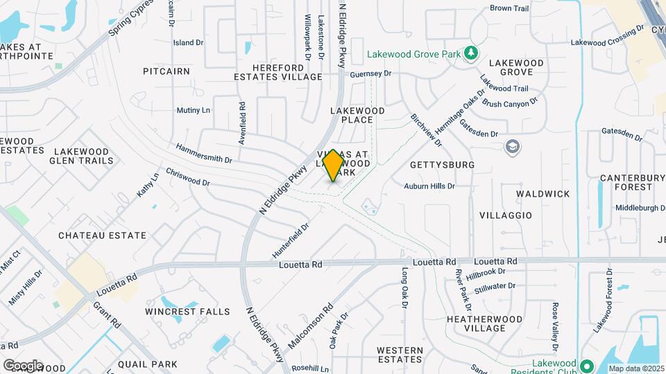 12119 Lakewood Villa Dr Map and Location Details