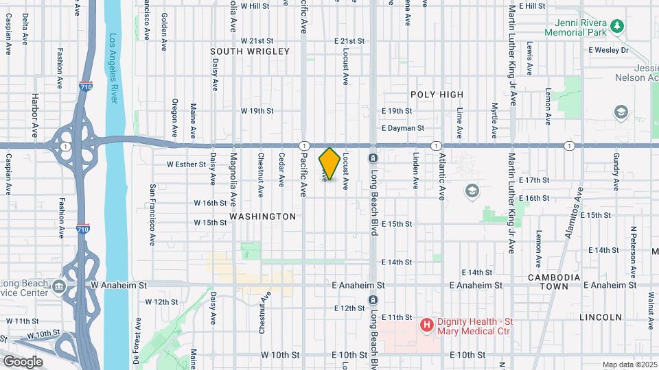 1634 Pine Ave Mapa y Detalles de la Ubicación