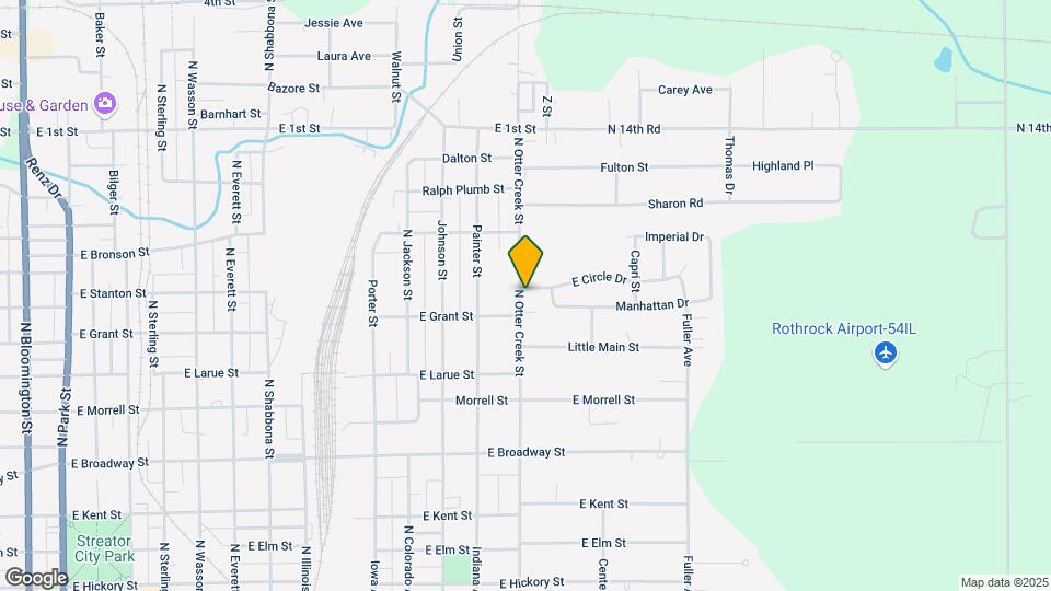 905 N Otter Creek Rd Map and Location Details