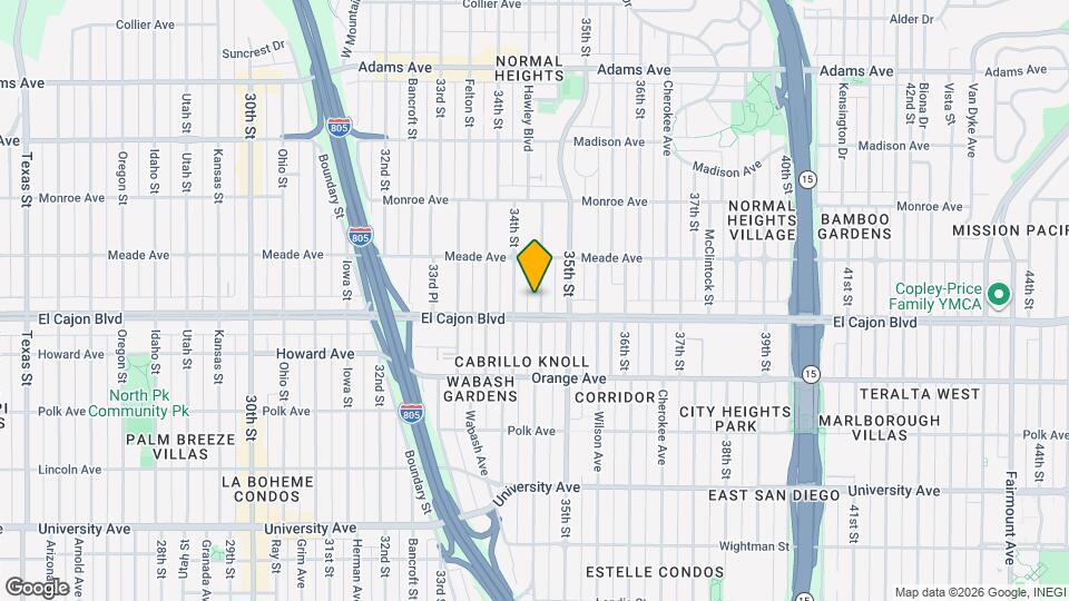 4326 1/2 Swift Ave Map and Location Details