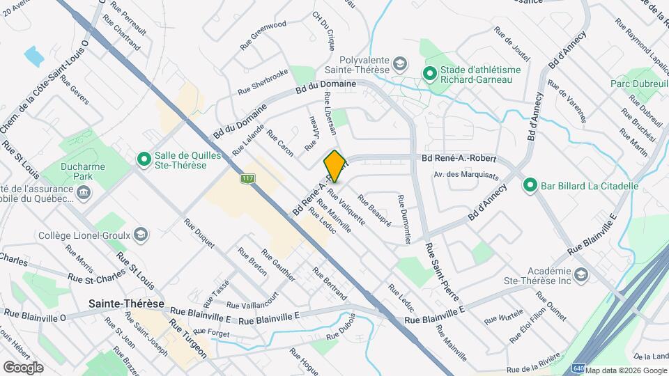 212 Valiquette Rue Map and Location Details