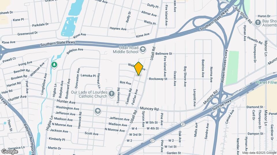 1664 Fairfax Ave Map and Location Details