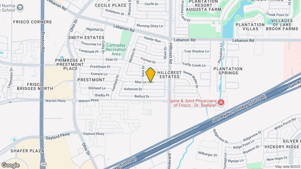 10217 Max Ln Map and Location Details