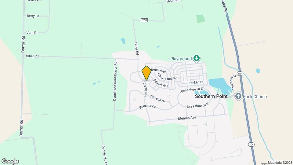 9200 Strawser St Map and Location Details