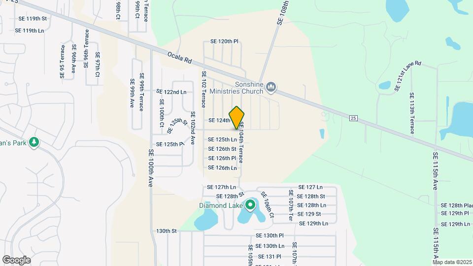 10470 SE 125th St Mapa y Detalles de la Ubicación