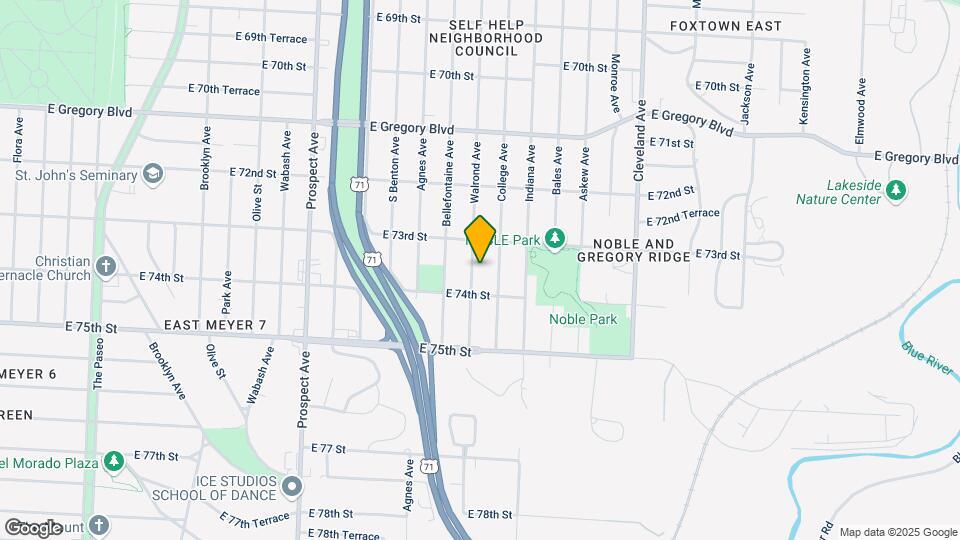 7325 Walrond Ave Mapa y Detalles de la Ubicación