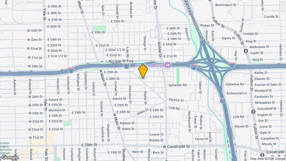 1103 E 27th St Map and Location Details