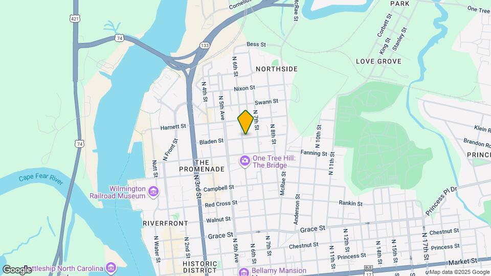 602 Bladen St Map and Location Details