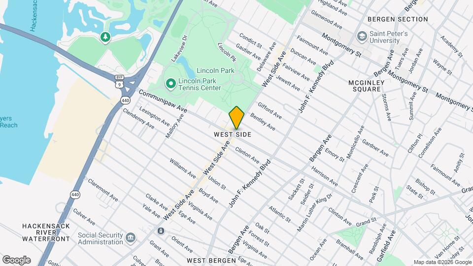 586 W Side Ave, Unit 2 Map and Location Details