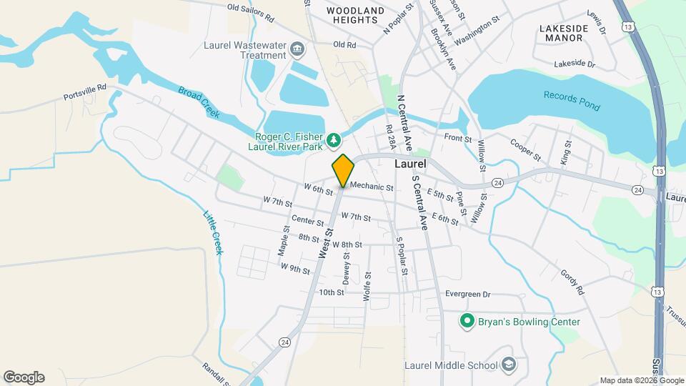 223 W 6th St Map and Location Details