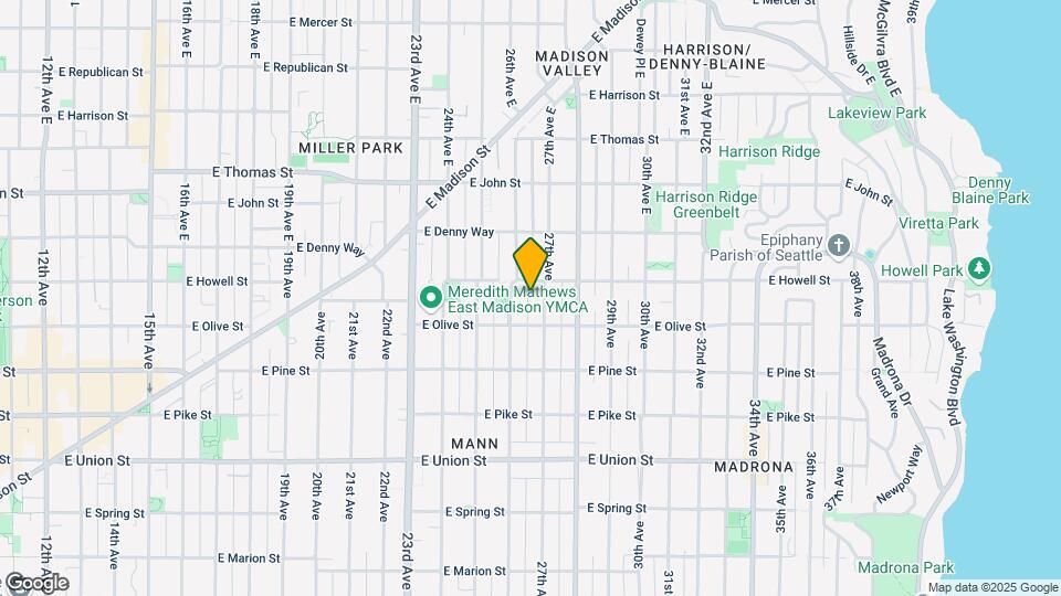 1721 27th Ave Map and Location Details
