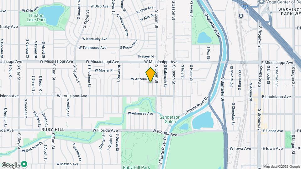 1224 S Mariposa St Mapa y Detalles de la Ubicación
