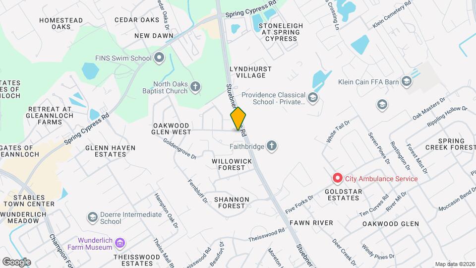 7407 Creekfield Dr Map and Location Details