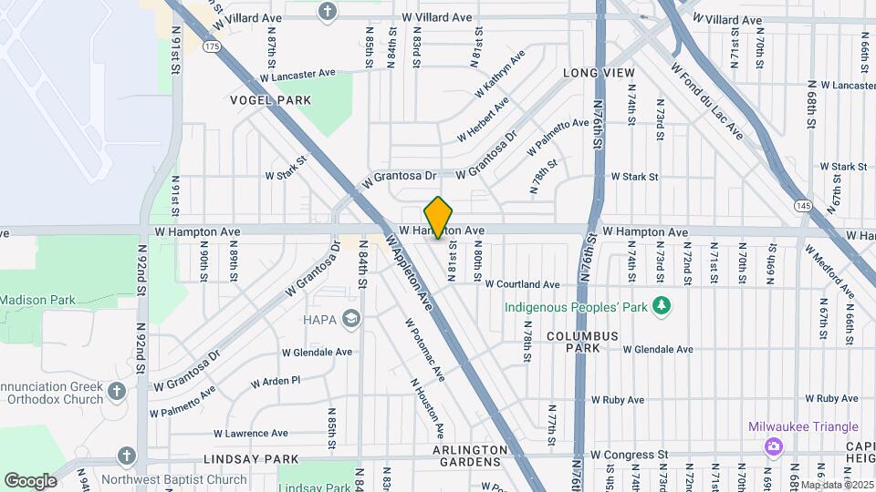 8162 W Beckett Ave, Unit Lower Unit Map and Location Details