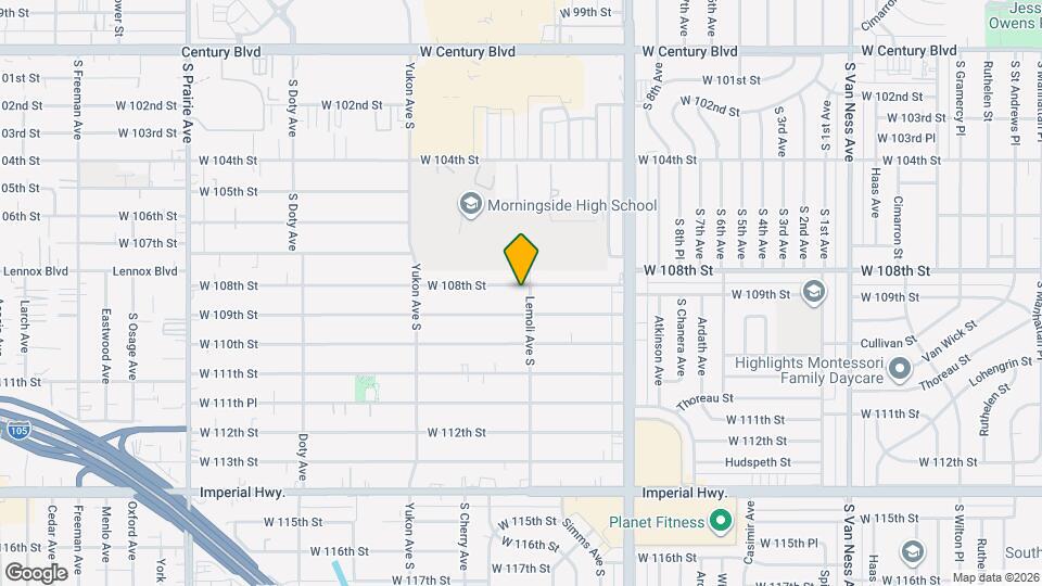 3310 W 108th St Mapa y Detalles de la Ubicación