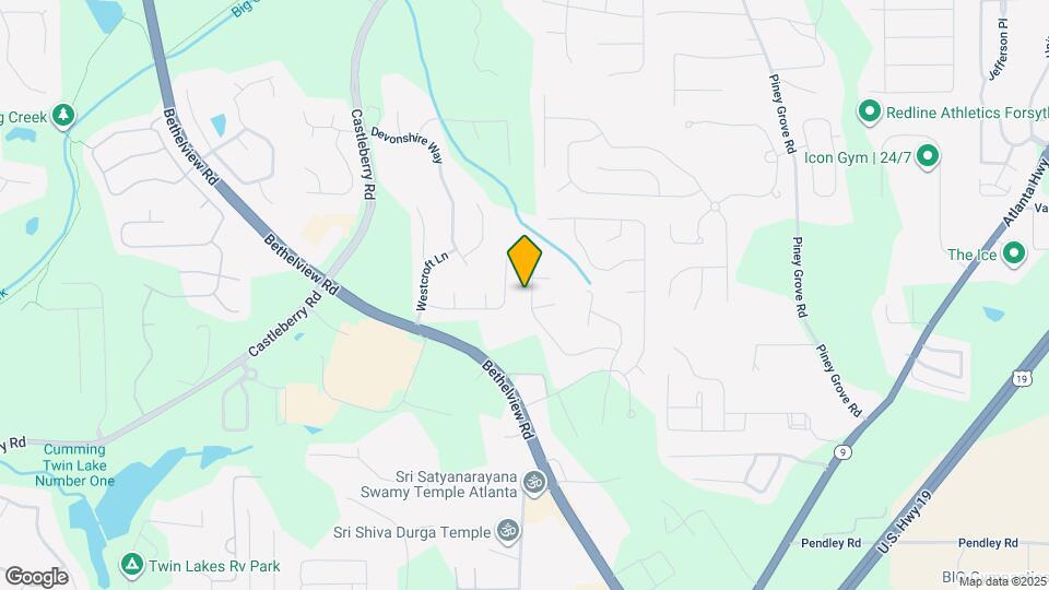6435 Whirlaway Dr Map and Location Details