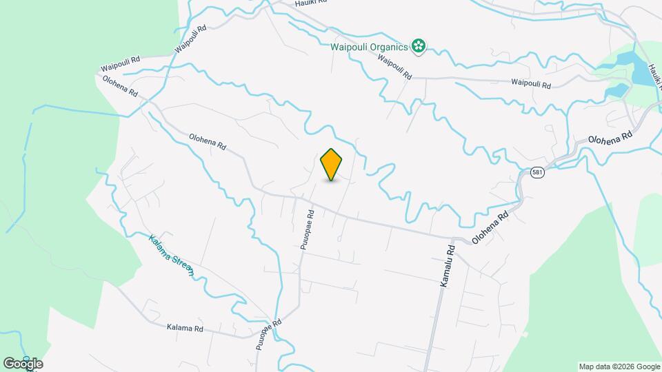 6240A Olohena Rd, Unit Unit 1 Map and Location Details