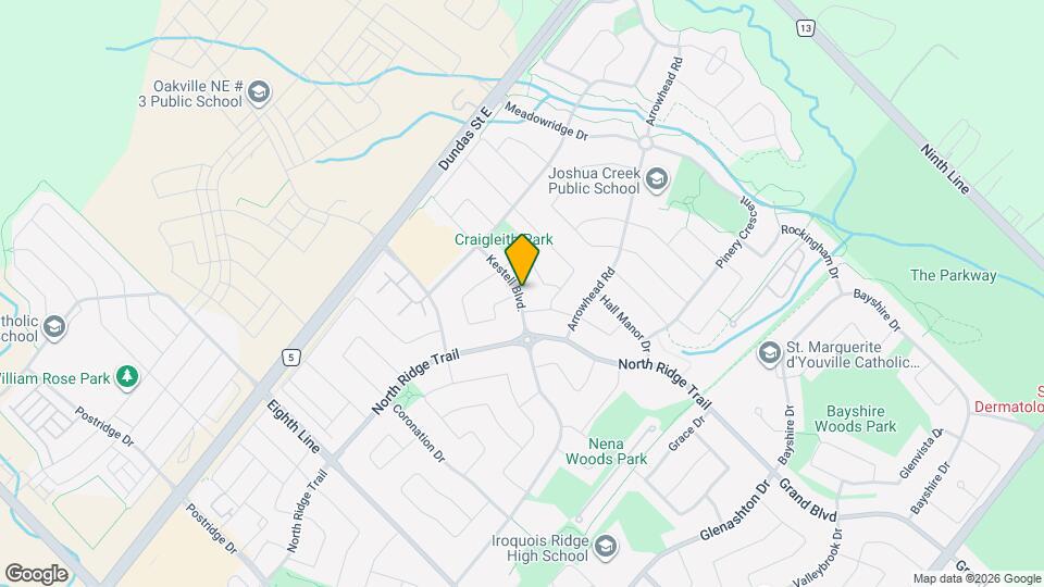 1268 Kestell Blvd. Map and Location Details