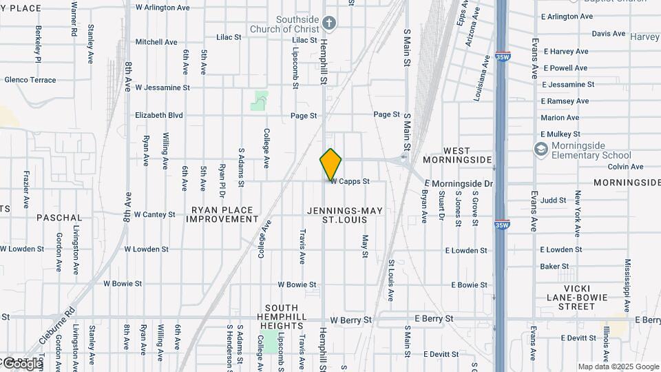 2701 Hemphill St Map and Location Details