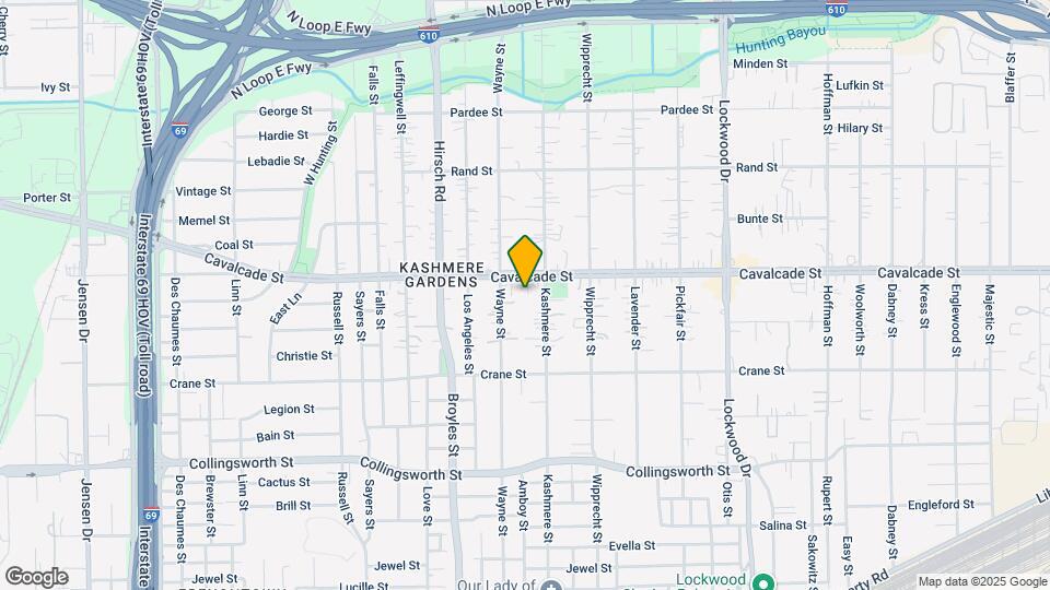 4502 Cavalcade St Map and Location Details
