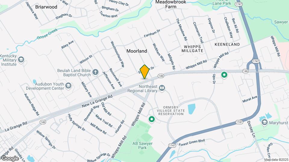 9333 La Grange Rd Map and Location Details