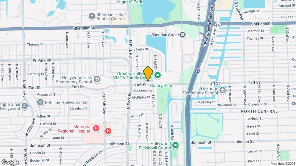 3193 Taft St Map and Location Details