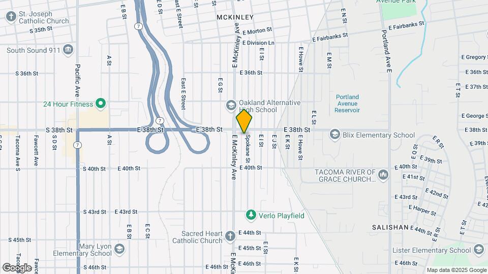 3810 Spokane St Map and Location Details
