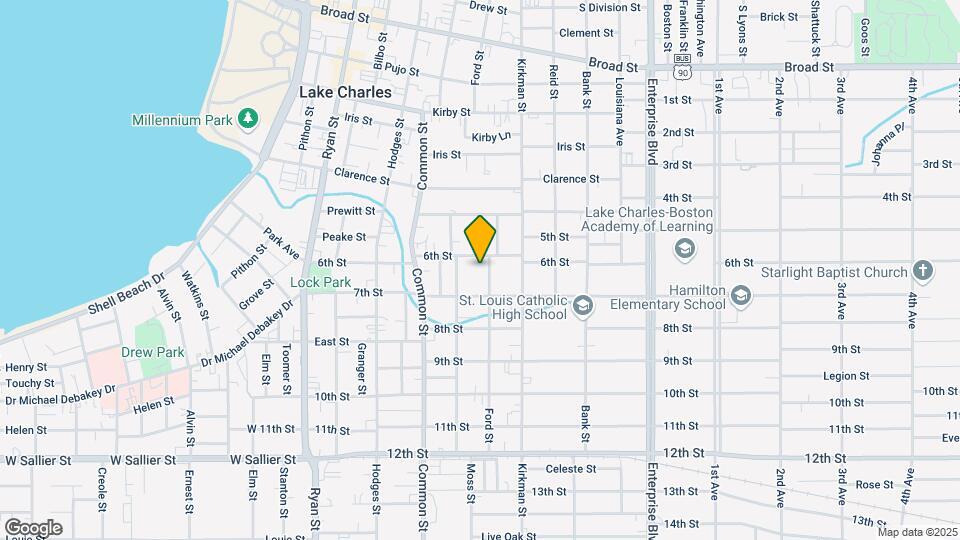 1508 Ford St Map and Location Details