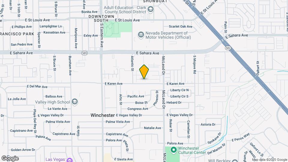 2744 Karen Ave Map and Location Details