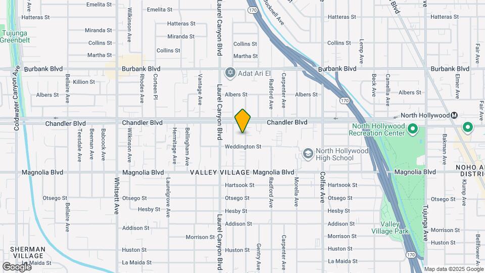 5325 Ben Ave Mapa y Detalles de la Ubicación