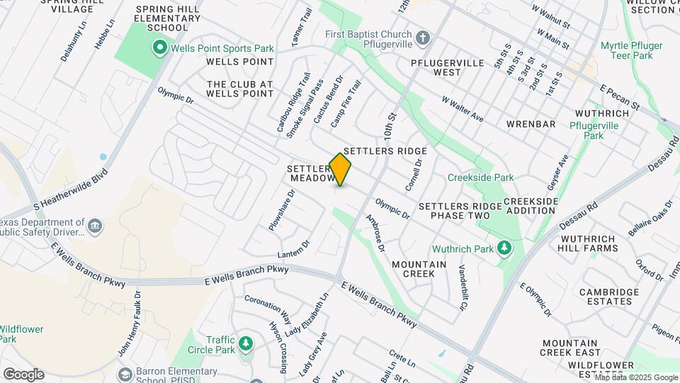 905 Rocking Spur Cove Map and Location Details