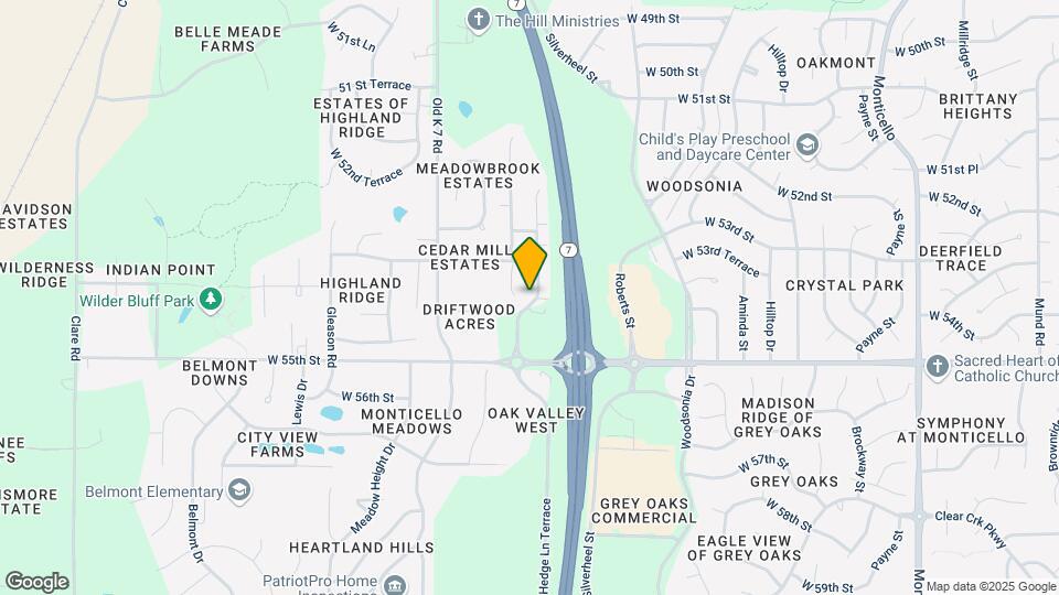 Prairie Pines Townhomes Map and Location Details