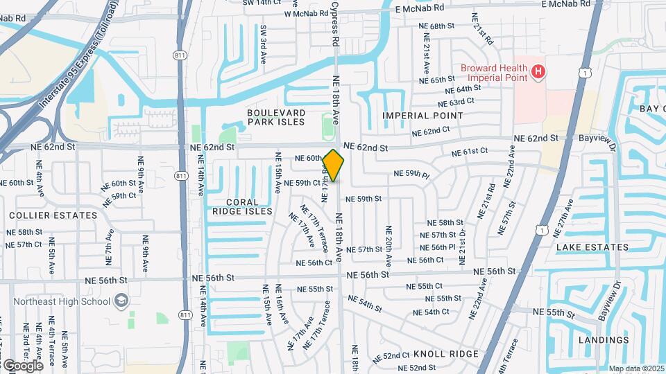 5881 NE 18th Ave, Unit 2 Map and Location Details