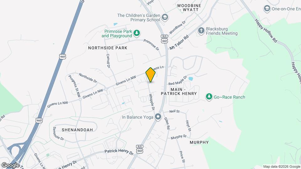 1800 Whipple Dr Map and Location Details