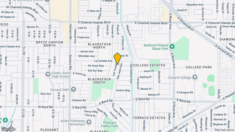 3530 Las Tunas Pl, Unit Aparment studio!! Map and Location Details