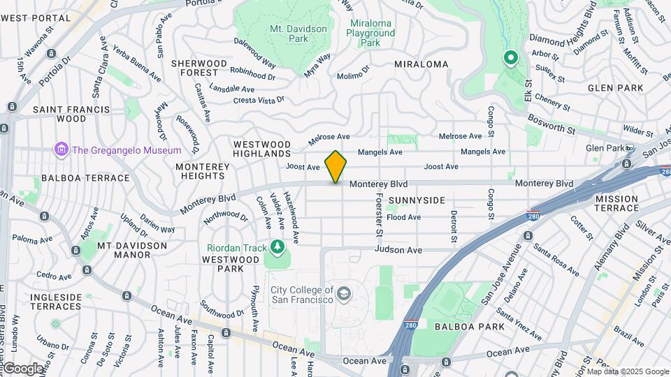 715 Monterey Blvd Mapa y Detalles de la Ubicación