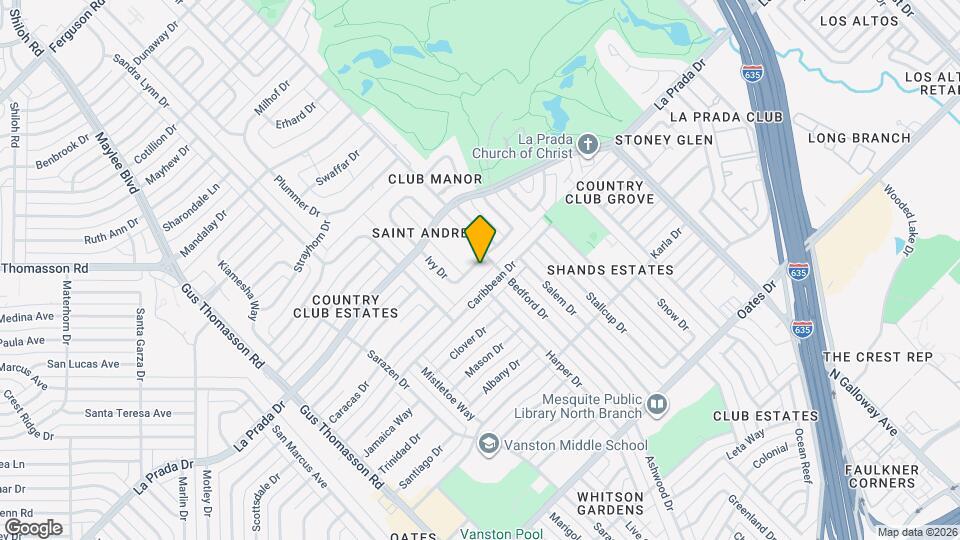 3308 Ivy Dr Map and Location Details