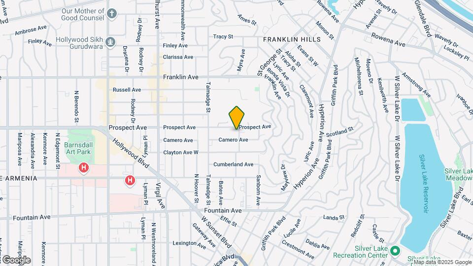 1647 Myra Ave Map and Location Details