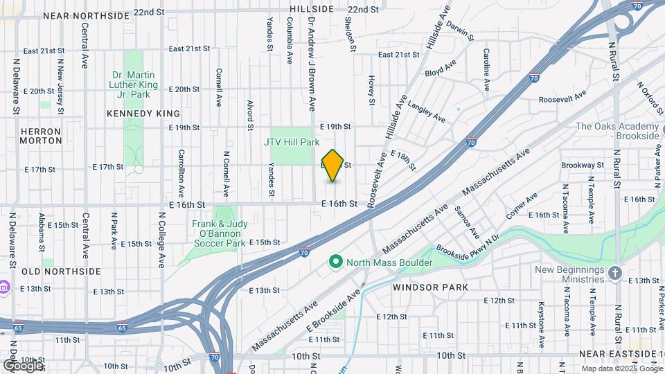 1630 N Arsenal Ave Map and Location Details
