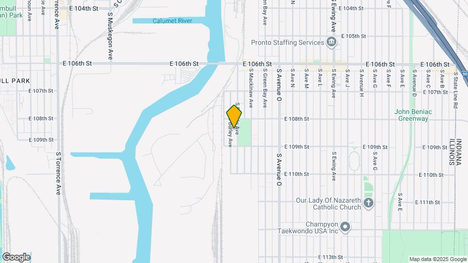 10826 S Buffalo Ave Map and Location Details