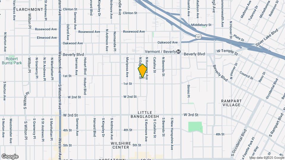 112 N Edgemont St Map and Location Details