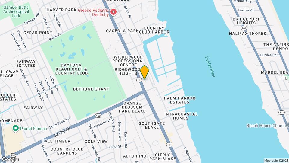 1529 S Ridgewood Ave Map and Location Details