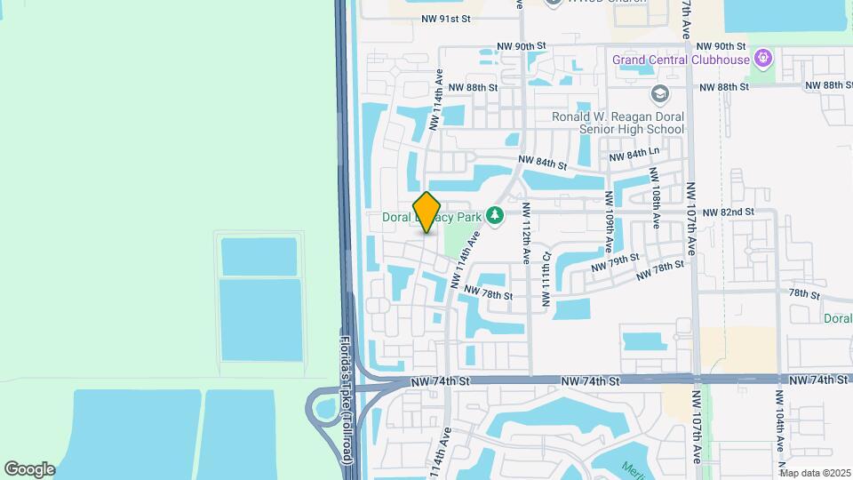8043 NW 114th Path Map and Location Details